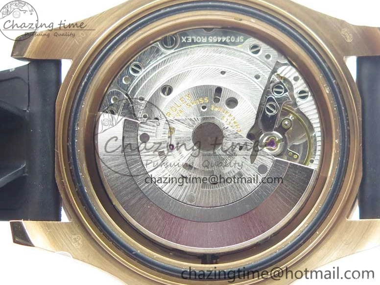 MiroTime 0112 WeatherProof Yacht-Master 40 116695SATS Bp Maker Best Edition Black Dial on Rubber Strap SA 3001